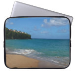 Saint Lucia Beach Tropical Vacation Landscape Laptop Sleeve