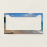 Saint Lucia Beach Tropical Vacation Landscape License Plate Frame