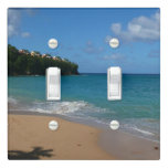 Saint Lucia Beach Tropical Vacation Landscape Light Switch Cover