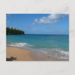 Saint Lucia Beach Tropical Vacation Landscape Postcard