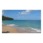 Saint Lucia Beach Tropical Vacation Landscape Rectangular Sticker
