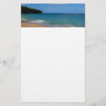 Saint Lucia Beach Tropical Vacation Landscape Stationery
