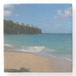 Saint Lucia Beach Tropical Vacation Landscape Stone Coaster