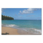 Saint Lucia Beach Tropical Vacation Landscape Tissue Paper