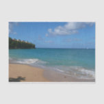 Saint Lucia Beach Tropical Vacation Landscape Tissue Paper