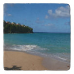 Saint Lucia Beach Tropical Vacation Landscape Trivet