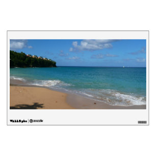 Saint Lucia Beach Tropical Vacation Landscape Wall Decal