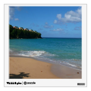 Saint Lucia Beach Tropical Vacation Landscape Wall Decal