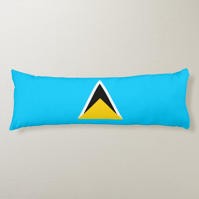Saint Lucia Body Pillow (Front)