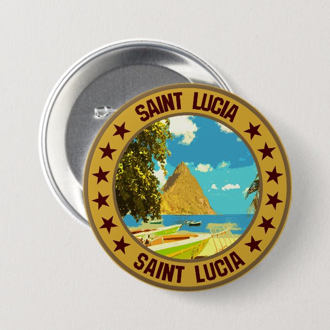 Saint Lucia                                        Button (Front & Back)