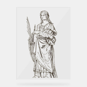 Saint Lucia by Bernardino Luini Acrylic Sign