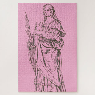 Saint Lucia by Bernardino Luini Jigsaw Puzzle