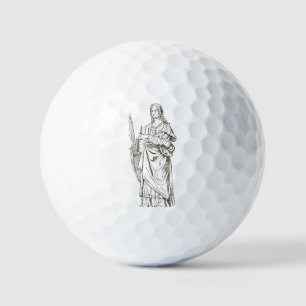 Saint Lucia by Bernardino Luini Renaissance Art Golf Balls