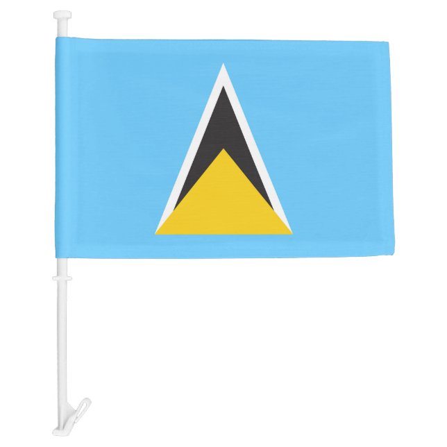 Saint Lucia Car Flag (Front)