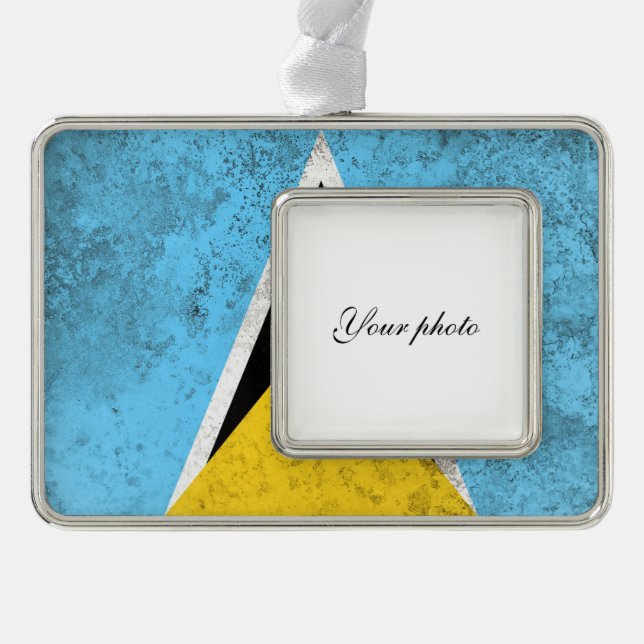 Saint Lucia Christmas Ornament (Front)
