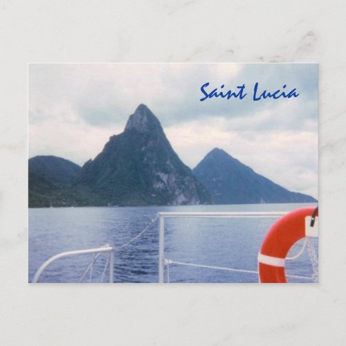Saint Lucia Custom Postcard