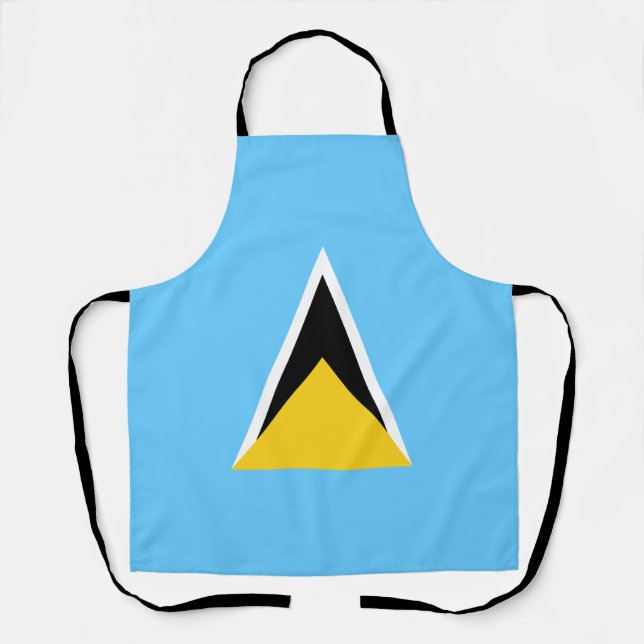 Saint Lucia Flag Apron (Front)