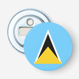 Saint Lucia Flag Bottle Opener