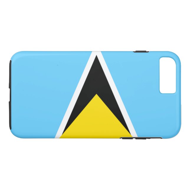 Saint Lucia flag Case-Mate iPhone Case (Back (Horizontal))