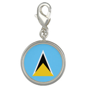 Saint Lucia Flag Charm