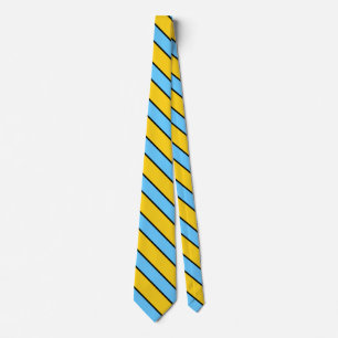 Saint Lucia Flag Elegant Patriotic Neck Tie
