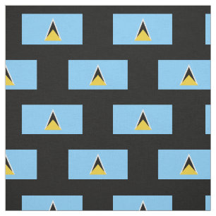 Saint Lucia Flag Fabric