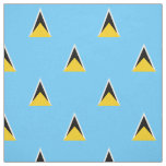 Saint Lucia Flag Fabric