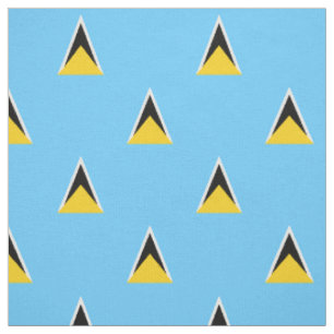 Saint Lucia Flag Fabric