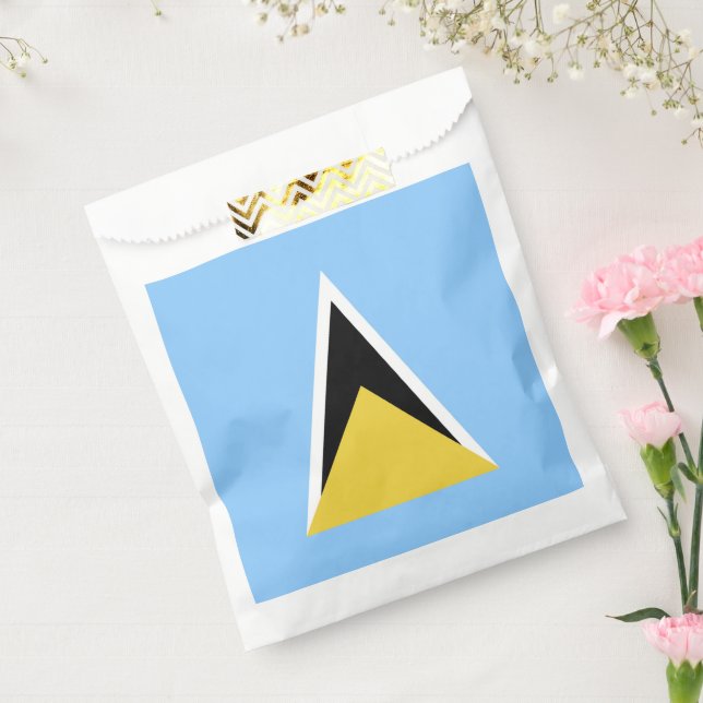 Saint Lucia flag Favor Bag (Sealed)