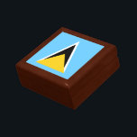 Saint Lucia Flag Gift Box<br><div class="desc">Patriotic flag of Saint Lucia.</div>