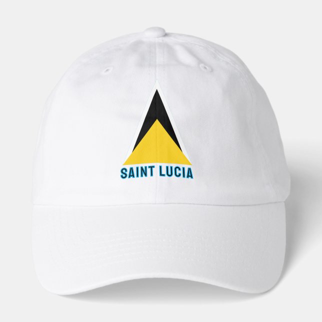 Saint Lucia Flag Hat (Front)