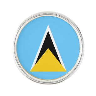 Saint Lucia Flag Lapel Pin
