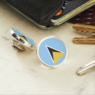 Saint Lucia flag Lapel Pin