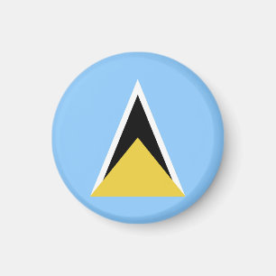 Saint Lucia flag Magnet