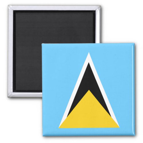 Saint  Lucia Flag Magnet