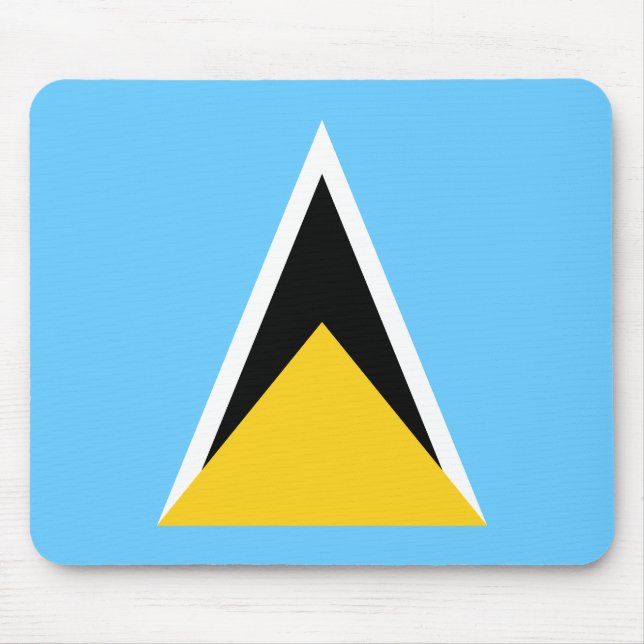 Saint Lucia Flag Mouse Pad (Front)