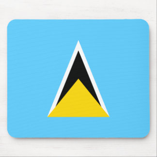 Saint Lucia Flag Mousepad