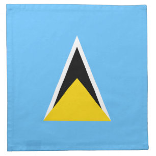Saint Lucia Flag Napkin