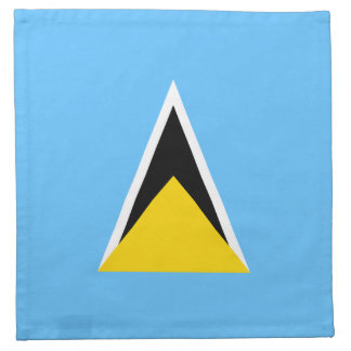 Saint Lucia Flag Napkin