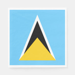 Saint Lucia Flag Napkins