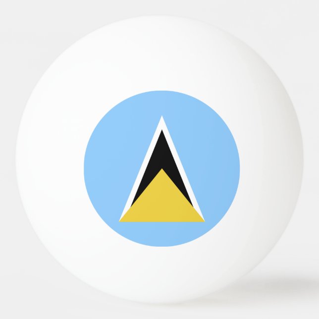 Saint Lucia flag Ping Pong Ball (Front)