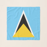 Saint Lucia Flag Scarf<br><div class="desc">Patriotic flag of Saint Lucia.</div>