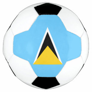 Saint Lucia Flag Soccer Ball