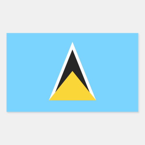 Saint Lucia Flag Sticker