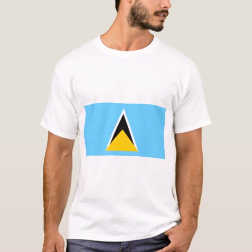 saint lucia flag T_Shirt