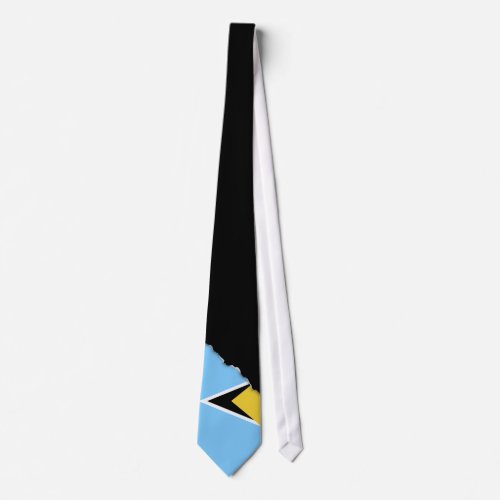 Saint Lucia Flag Tie