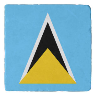 Saint Lucia Flag Trivet