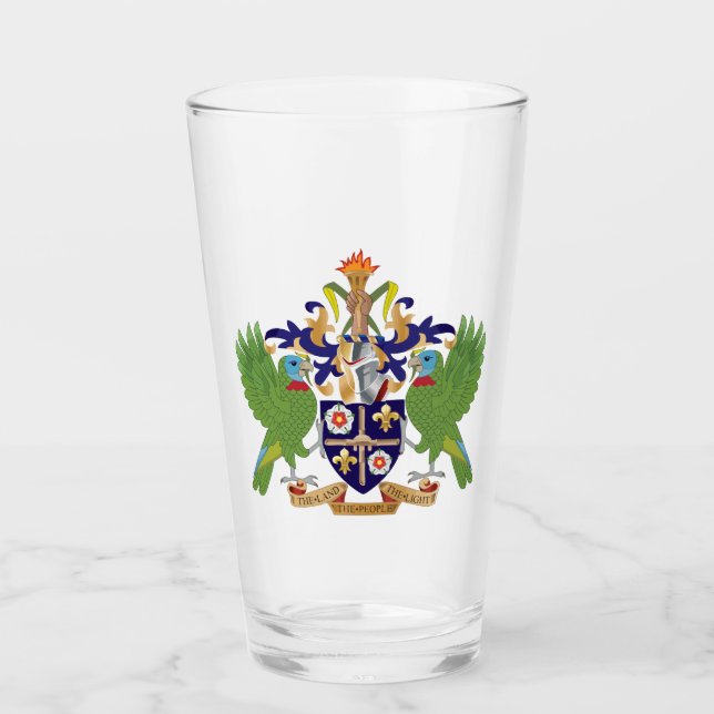 Saint Lucia Glass (Front)