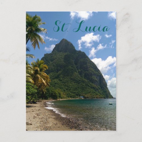 Saint Lucia Gros Piton Postcard