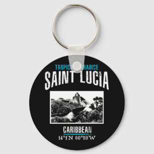 Saint Lucia Keychain
